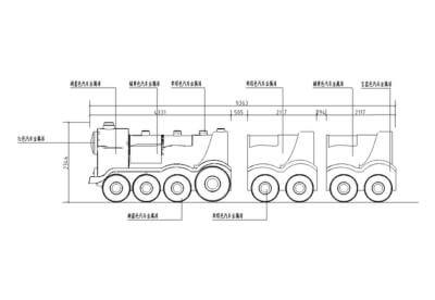 云和高速入口不銹鋼《云小火車》雕塑設(shè)計(jì)圖