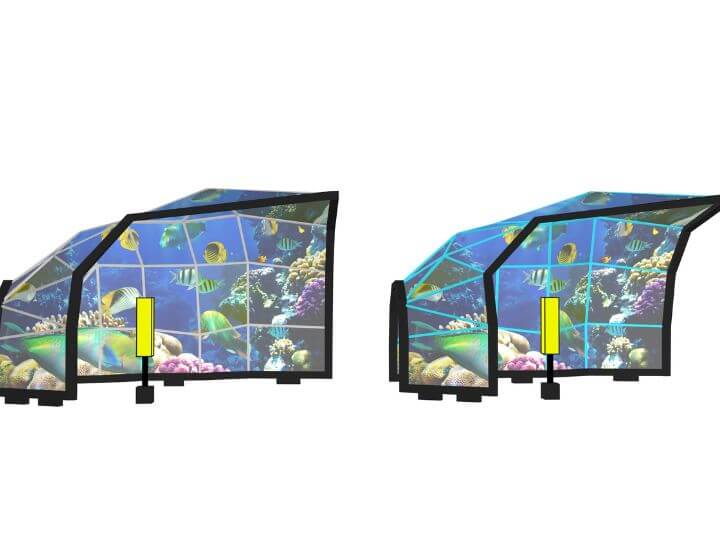 城市金屬家具螺殼公交亭設(shè)計圖展示