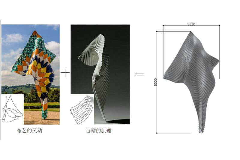 桂林華潤中心萬象城景觀雕塑深化設計圖