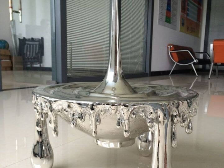 上海不銹鋼流水雕塑