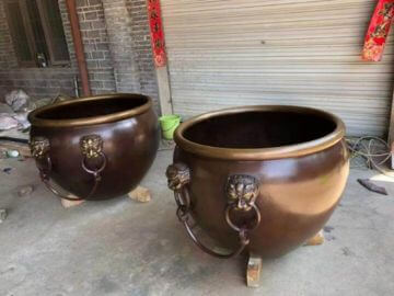 北京故宮銅雕水缸定制