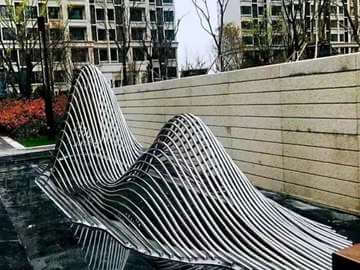 不銹鋼假山雕塑