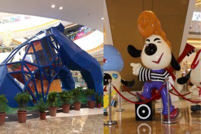 不銹鋼鏡面美陳雕塑 vs 彩繪玻璃鋼：場景與成本對比