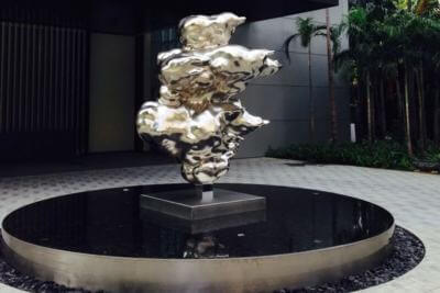 房地產(chǎn)不銹鋼鏡面雕塑