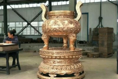 武漢銅香爐雕塑